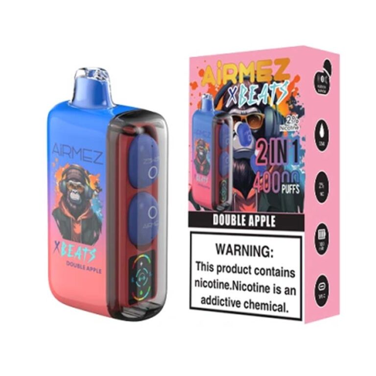 Airmez Xbeats 40000 Puffs Double Apple Disposable Vape