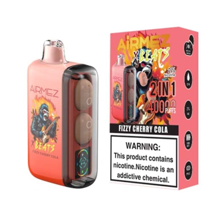 Airmez Xbeats 40000 Puffs Fizzy Cherry Cola Disposable Vape