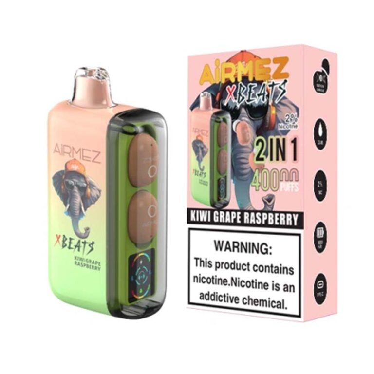 Airmez Xbeats 40000 Puffs Kiwi Grape Raspberry Disposable Vape
