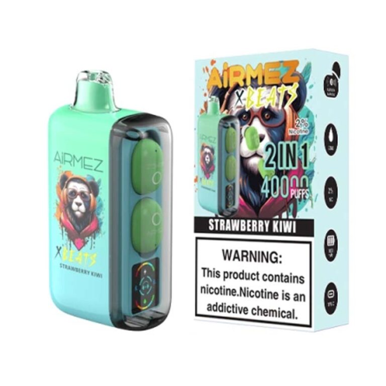 Airmez Xbeats 40000 Puffs Strawberry Kiwi Disposable Vape