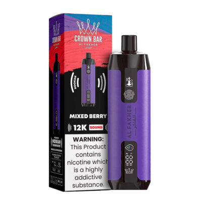 Al Fakher Crown Bar Mixed Berry 12000 Puffs Disposable Vape