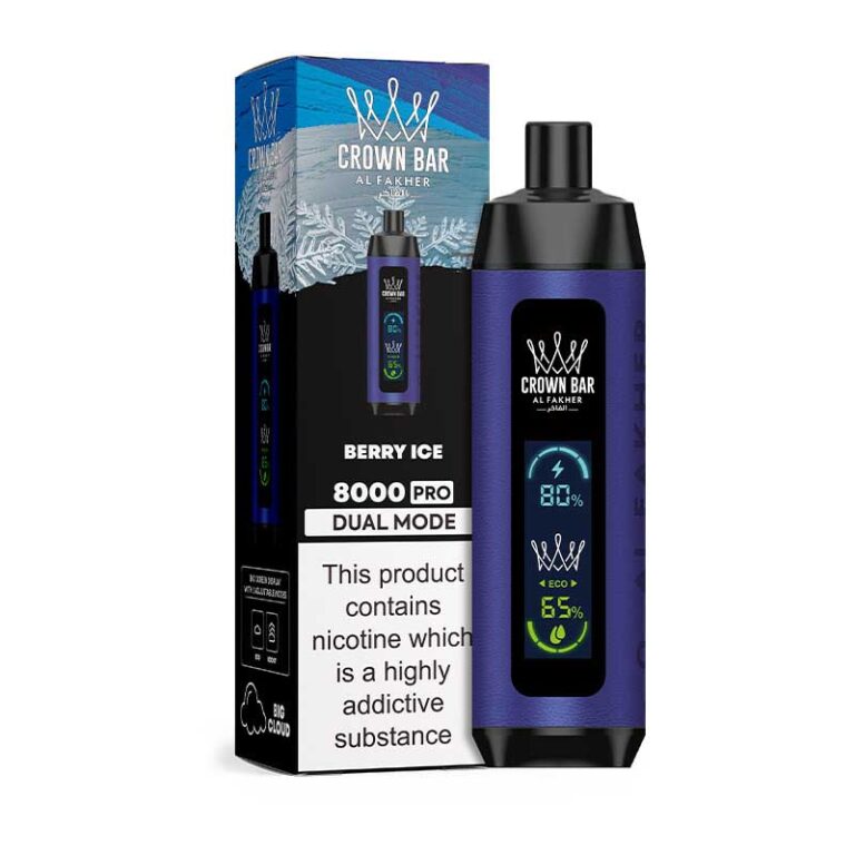 Alfakher 8000 Pro Berry Ice Disposable Vape