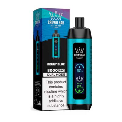 Alfakher 8000 Pro Berry Blue Disposable Vape