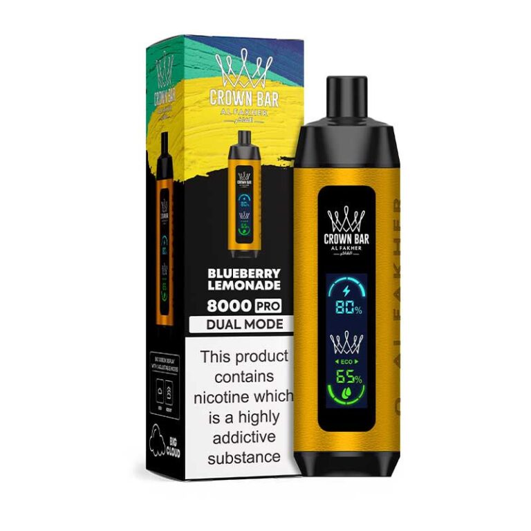 Alfakher 8000 Pro Blueberry Lemonade Disposable Vape
