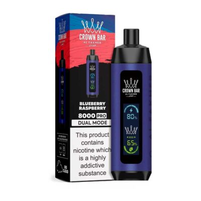 Alfakher 8000 Pro Blueberry Raspberry Disposable Vape