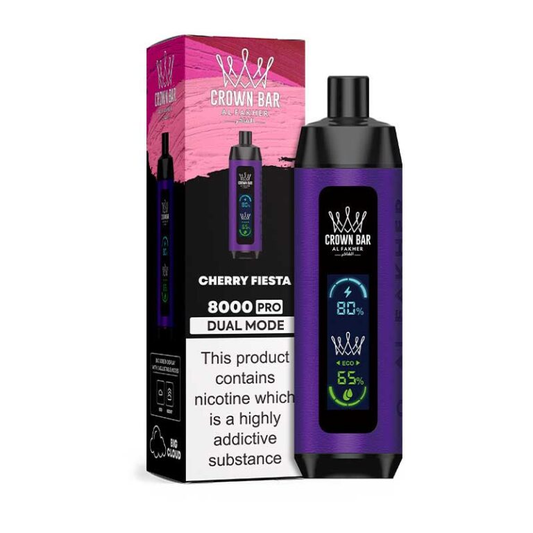 Alfakher 8000 Pro Cherry Fiesta Disposable Vape