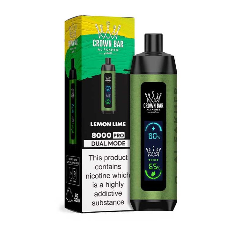 Alfakher 8000 Pro Lemon Lime Disposable Vape