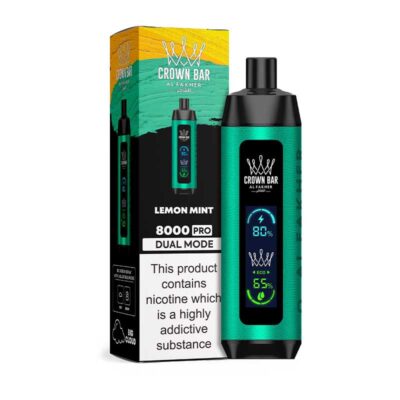 Alfakher 8000 Pro Lemon Mint Disposable Vape