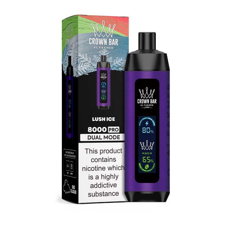 Alfakher 8000 Pro Lush Ice Disposable Vape