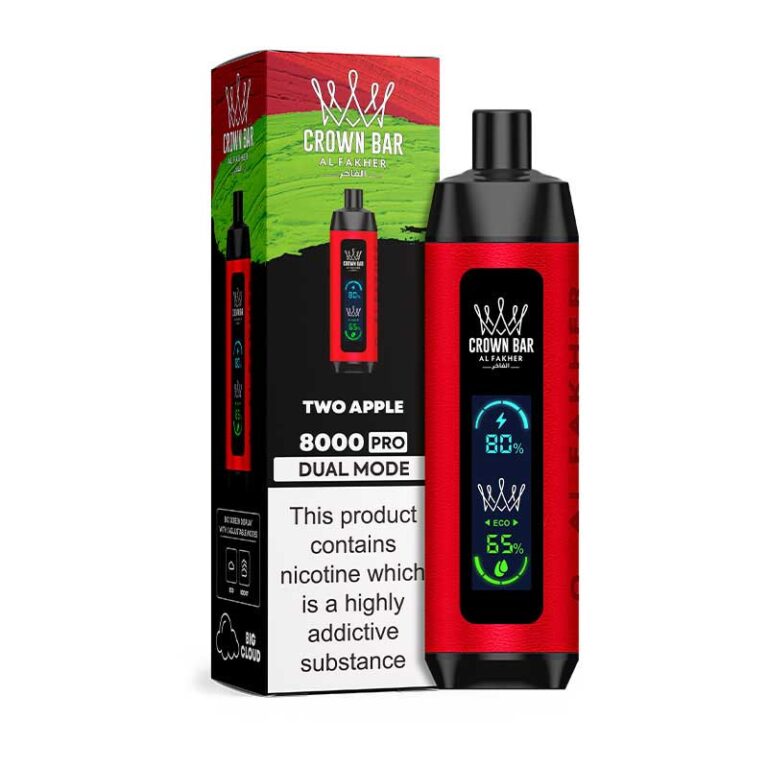 Alfakher 8000 Pro Two Apple Disposable Vape