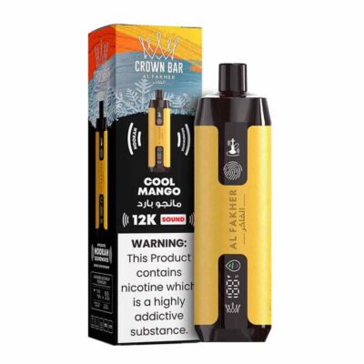 Al Fakher Crown Bar Cool Mango 12000 Puffs Sound Disposable Vape