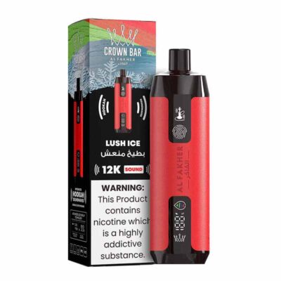 Al Fakher Crown Bar Lush Ice 12000 Puffs Sound Disposable Vape