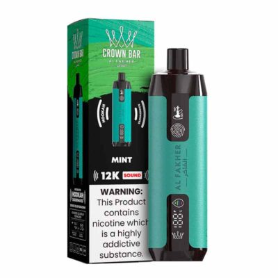 Al Fakher Crown Bar Mint 12000 Puffs Sound Disposable Vape