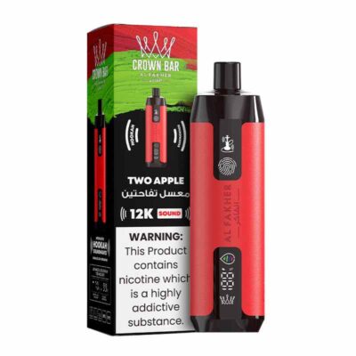 Al Fakher Crown Bar Two Apple 12000 Puffs Sound Disposable Vape