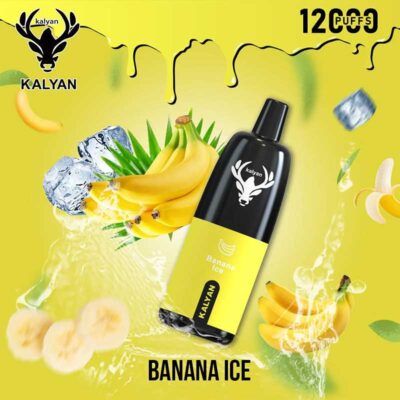 Kalyan pro Banana Ice 12000 Puffs Disposable Vape