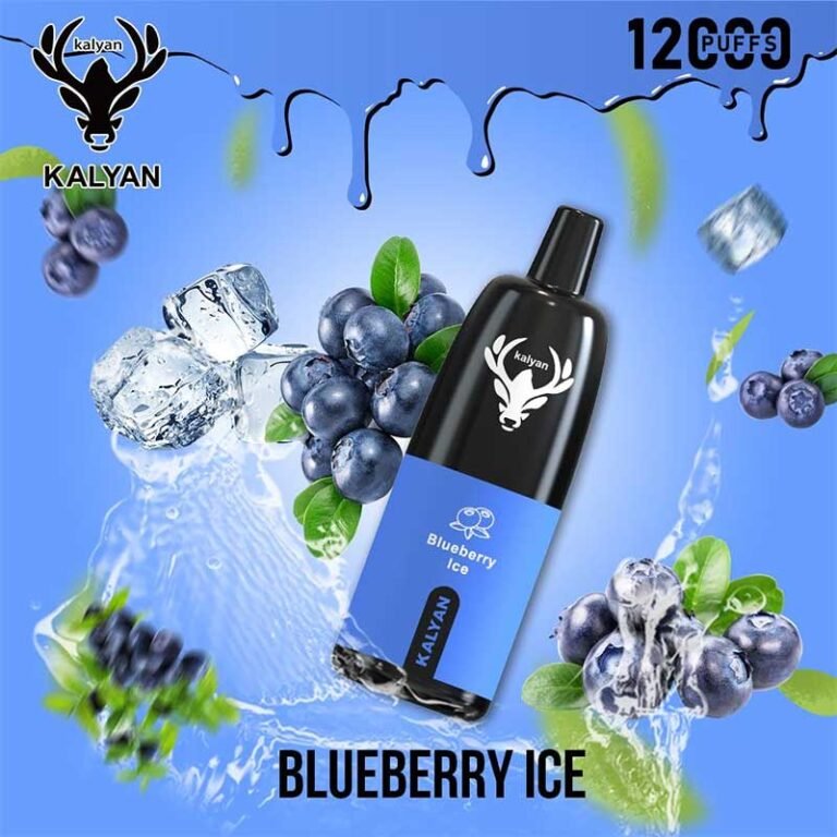Kalyan pro Blueberry Ice 12000 Puffs Disposable Vape