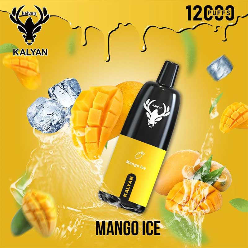 Kalyan-Pro-12000-Puffs-Mango-Ice-Disposable-Vape.png Kalyan pro Mango Ice 12000 Puffs Disposable Vape