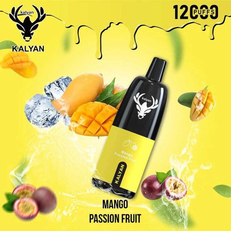 Kalyan pro Mango Passionfruit 12000 Puffs Disposable Vape