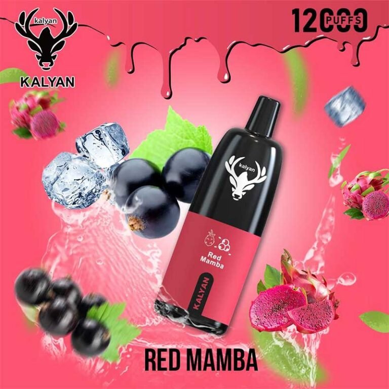Kalyan pro Red Mamba 12000 Puffs Disposable Vape