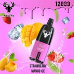 Kalyan pro Strawberry Mango Ice 12000 Puffs Disposable Vape