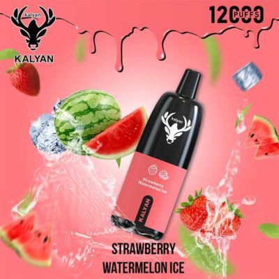 Kalyan pro Strawberry Watermelon Ice 12000 Puffs Disposable Vape