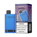Nerd Slim 8000 Puffs Blackcurrant Ice Disposable Vape