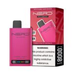Nerd Slim 8000 Puffs Cherry Peach Lemonade Disposable Vape