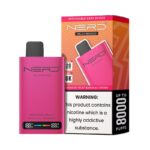 Nerd Slim 8000 Puffs Dragonfruit Banana Cherry Disposable Vape