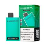 Nerd Slim 8000 Puffs Fresh Mint Disposable Vape