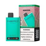 Nerd Slim 8000 Puffs Kiwi passionfruit Guava Disposable Vape