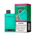 Nerd Slim 8000 Puffs Watermelon Bubblegum Disposable Vape