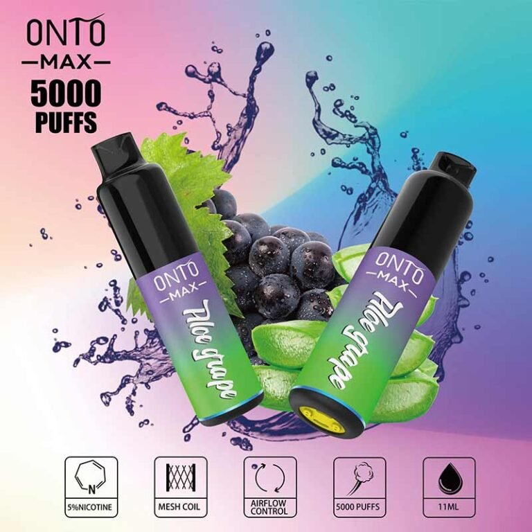 Onto Aloe Grape 5000 Puffs