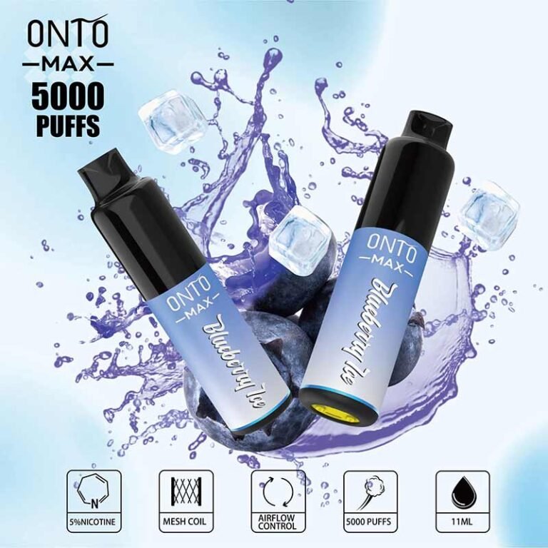Onto Blueberry Ice 5000 Puffs