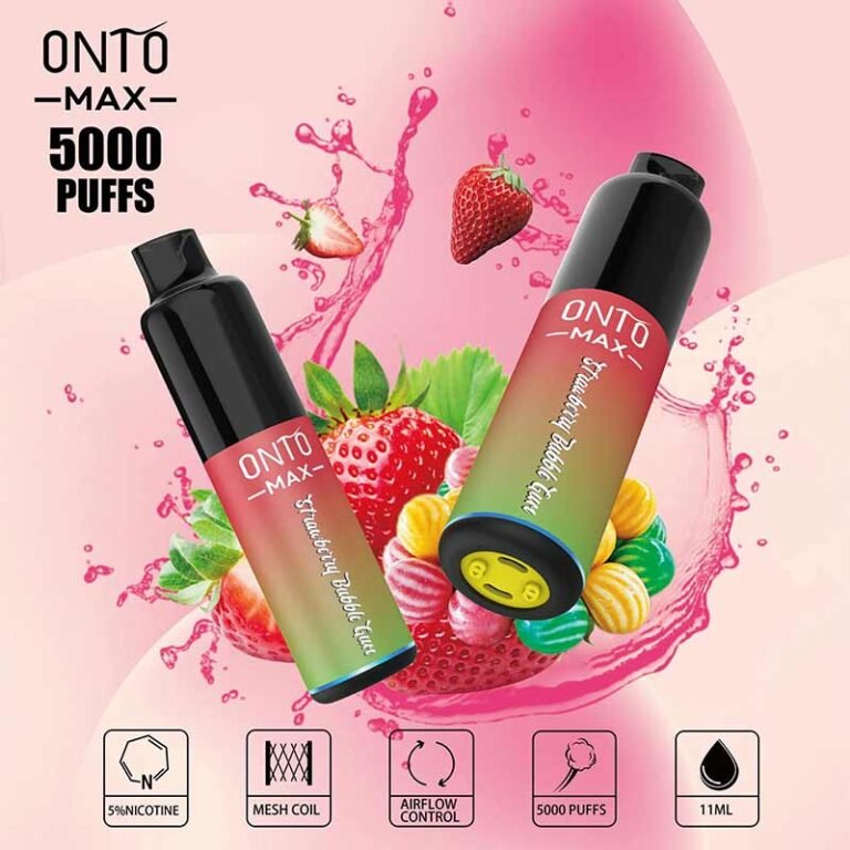 Onto Strawberry Bubblegum 5000 Puffs