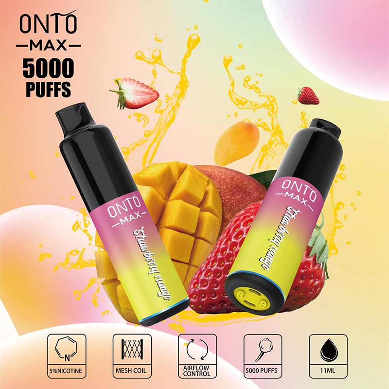 Onto-Strawberry-Mango-5000-Puffs Onto Strawberry Mango 5000 Puffs