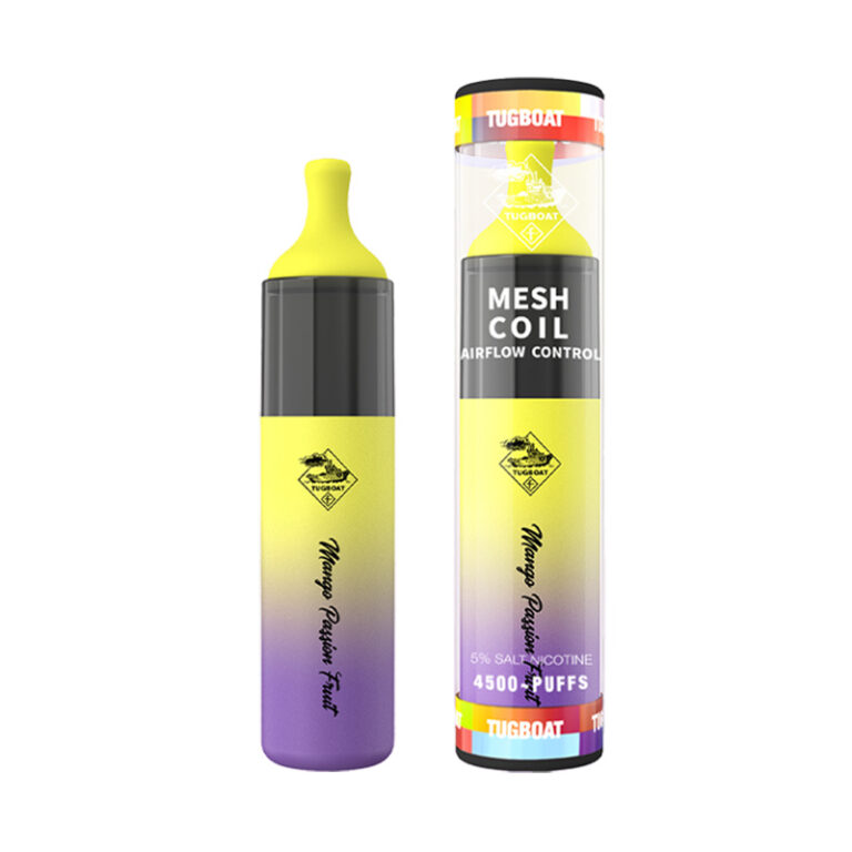 Tugboat Evo 4500 Puffs Mango Passionfruit Disposable Vape