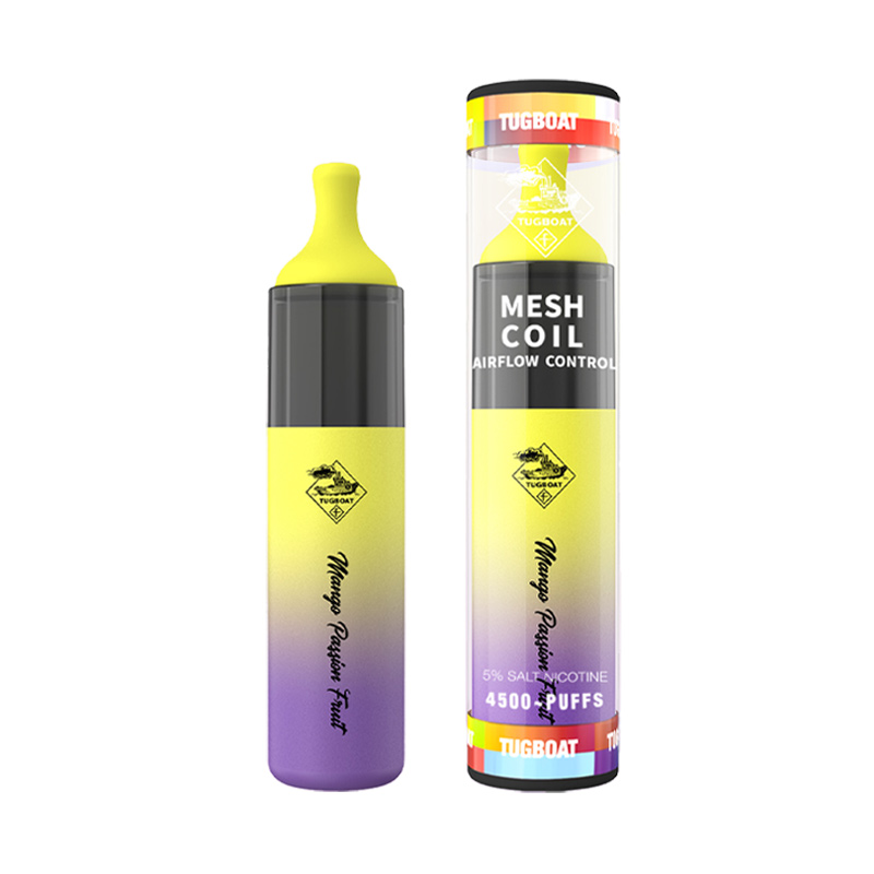 Tugboat-Evo-4500-Mango-PassionFruit Tugboat Evo 4500 Puffs Mango Passionfruit Disposable Vape