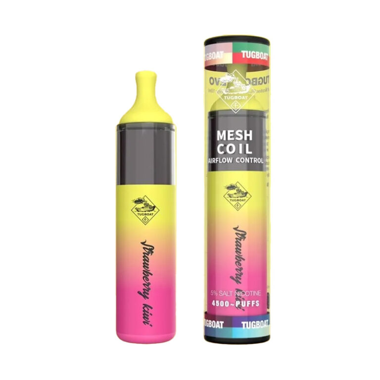 Tugboat Evo 4500 Puffs Strawberry Kiwi Disposable Vape