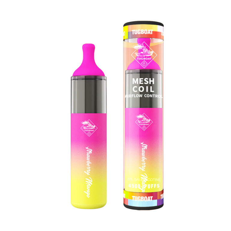 Tugboat Evo 4500 Puffs Strawberry Mango Disposable Vape