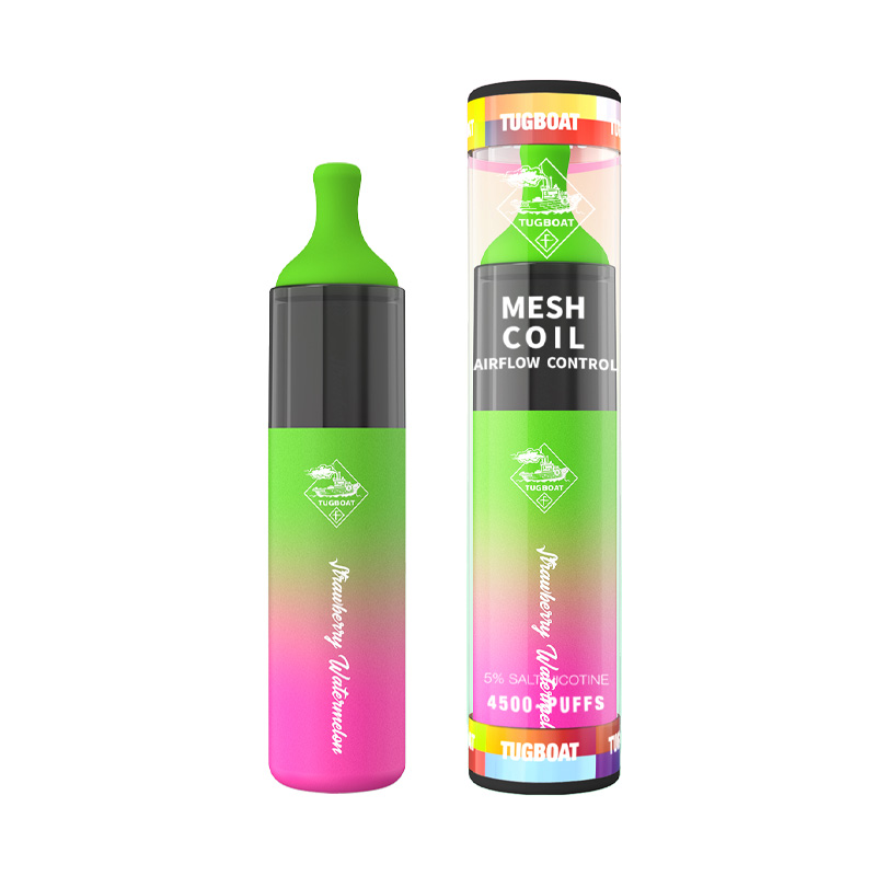 Tugboat-Evo-4500-Puffs-Strawberry-Watermelon Tugboat Evo 4500 Puffs Strawberry Watermelon Disposable Vape