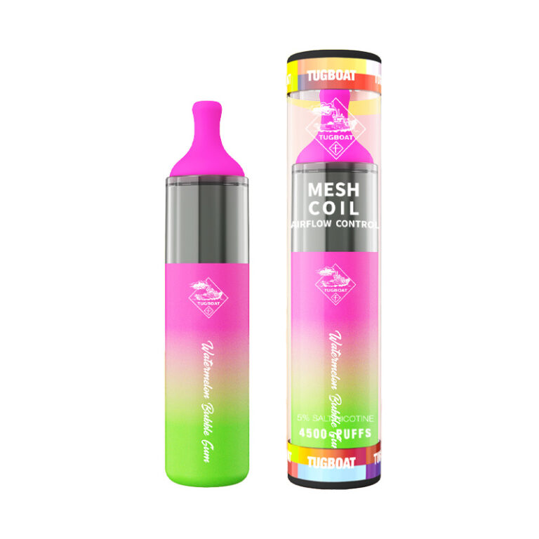 Tugboat Evo 4500 Puffs Watermelon Bubblegum Disposable Vape