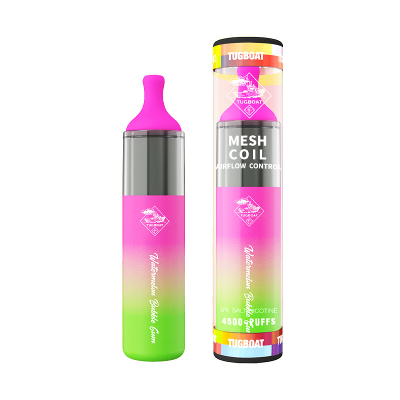 Tugboat-Evo-4500-Puffs-Watermelon-Bubblegum Tugboat Evo 4500 Puffs Watermelon Bubblegum Disposable Vape
