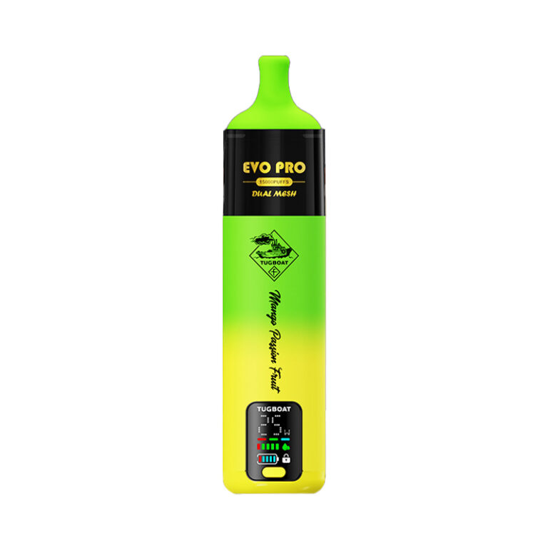 Tugboat Evo Pro 15000 Puffs Mango Passionfruit disposable Vape