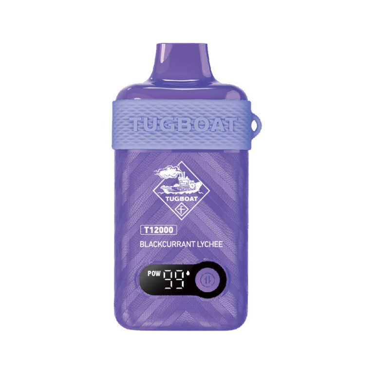 Tugboat T12000 Blackcurrant Lychee Disposable Vape