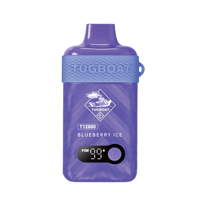 Tugboat-T12000-Blueberry-Ice Tugboat T12000 Blueberry Ice Disposable Vape