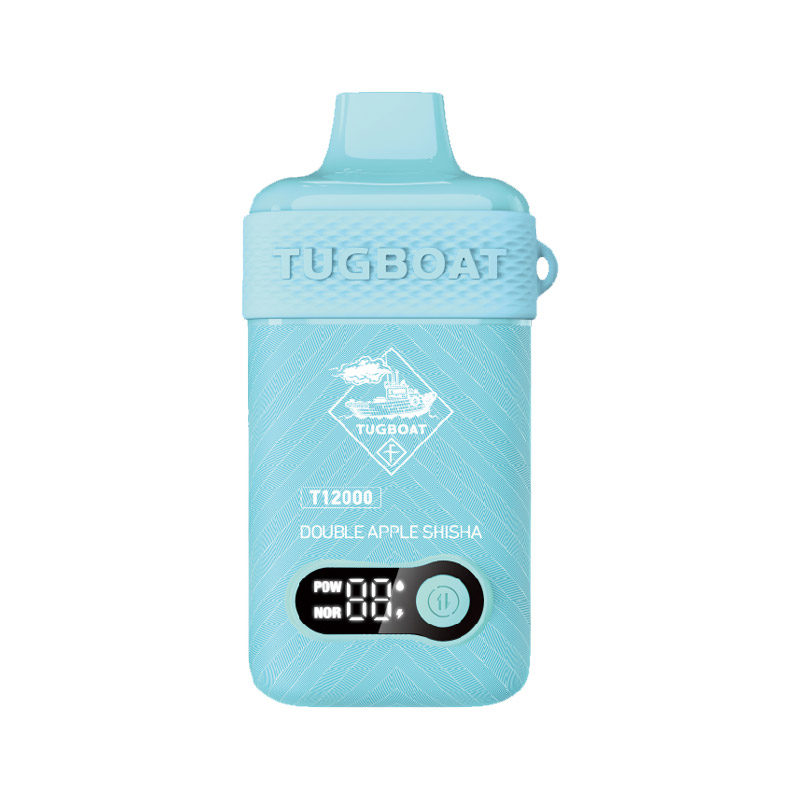 Tugboat-T12000-Double-Apple-Shisha Tugboat T12000 Double Apple Shisha Disposable Vape