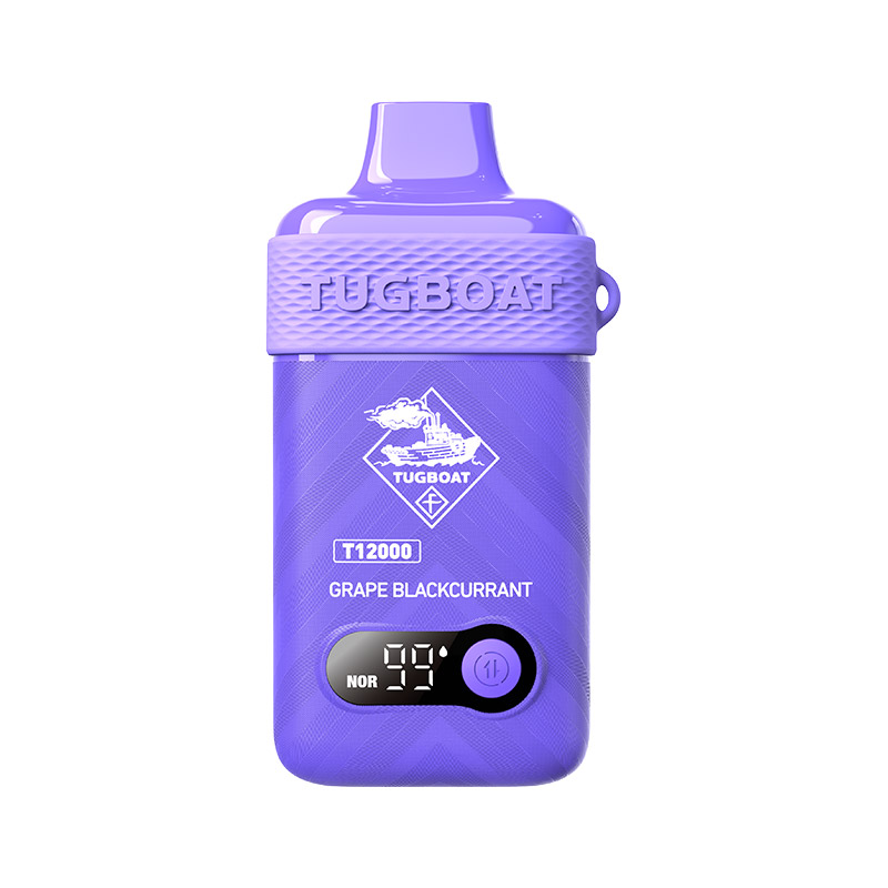 Tugboat-T12000-Grape-Blackcurrant Tugboat T12000 Grape Blackcurrant Disposable Vape