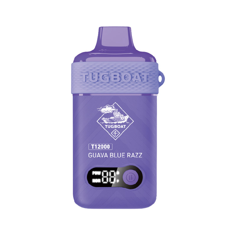 Tugboat-T12000-Guava-Blue-Razz Tugboat T12000 Guava Blue Razz Disposable Vape
