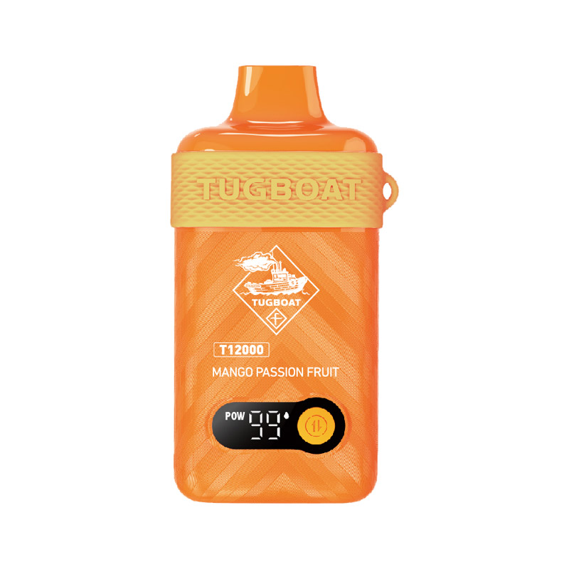 Tugboat-T12000-Mango-Passionfruit Tugboat T12000 Mango Passionfruit Disposable Vape