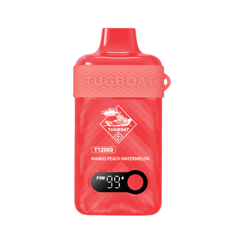 Tugboat-T12000-Mango-Peach-Watermelon Tugboat T12000 Mango Peach Disposable Vape